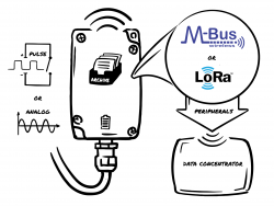 LAN Data Concentrator (M-Bus or LoRawan Wireless)